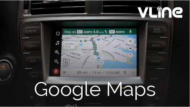 GROM Audio VLine Infotainment System Upgrade Google Maps