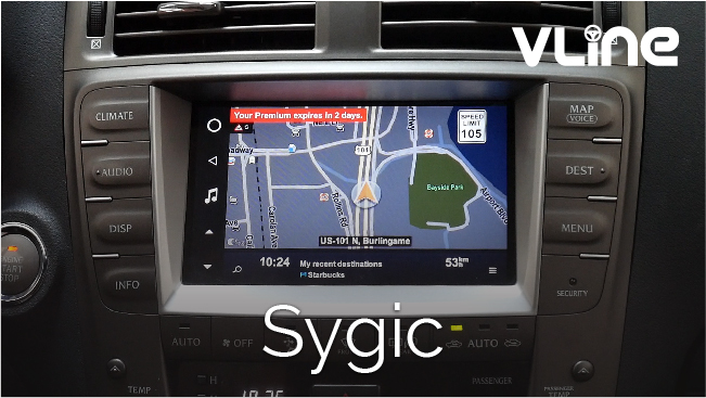 GROM Audio VLine Infotainment System Upgrade Sygic Navigation