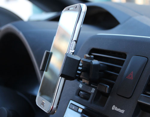Rotating Cell Phone Holder for in-car use