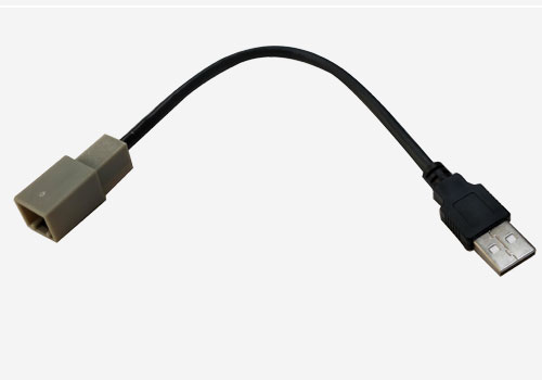 USB retention cable for Toyota Lexus Honda Acura vehicles and CarPlay Android Auto
