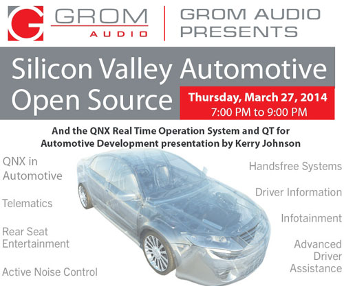 GROM Audio hosts Silicon Valley Automotive Open Source Meetup