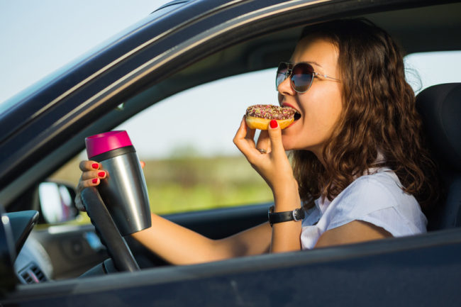 Eating and Drinking while Driving