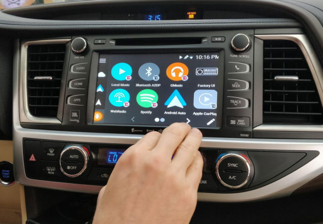 Android Apps running directly on Toyota stereo with VLine