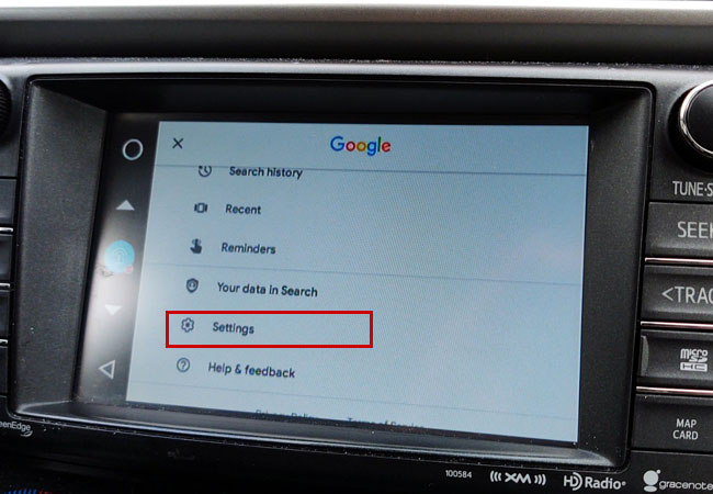 Access Google Settings on VLine VL2 Android Car Stereo System