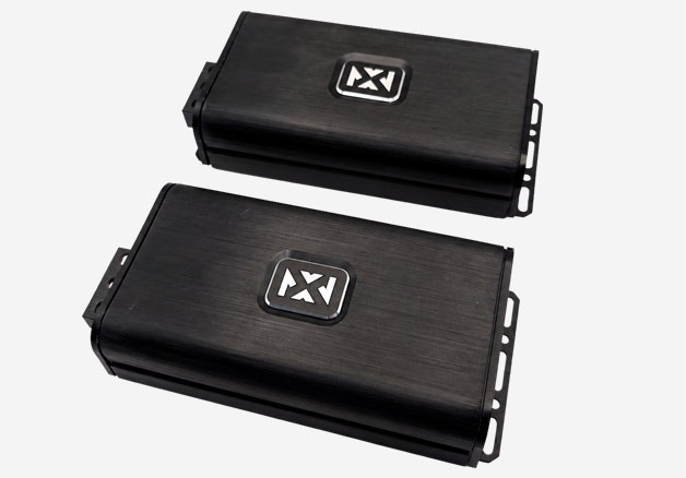 2 x NVX VADM4v2 high power compact amplifiers