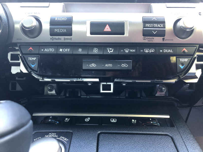 Lexus ES350 2014 stereo console