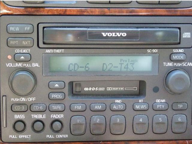 Volvo C70 1998 stereo
