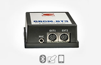 GROM BT3 Bluetooth Hands Free and Wireless Music Streaming Car Integration