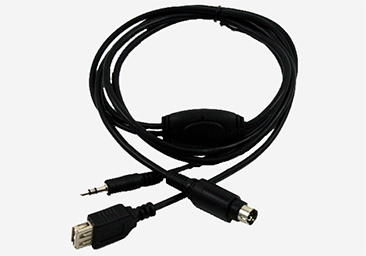 GROM Audio C-35USB 5 Ft 3.5mm Auxiliary Input Audio Cable w/ 5 Volt USB Charging 