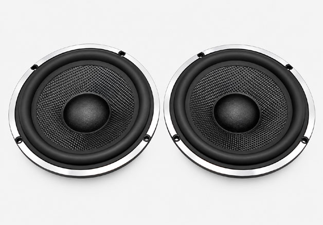 High Quality Carbon-fiber 6.5-inch mid-bass mid-range speakers ZD-M658B, a set of two