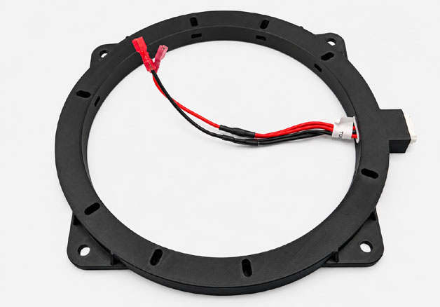 Factory-Matching select Toyota JBL 2019-2025 subwoofer adaptor ring and harness