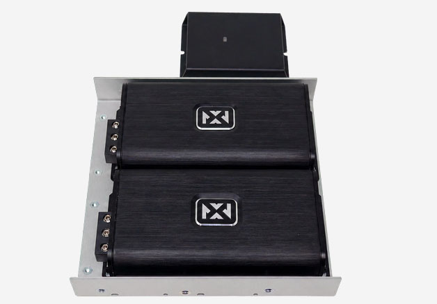 Amplinq, NVX and TOY30 interface cable on the plate