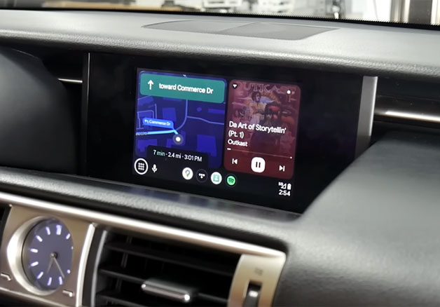 Lexus IS CarPlay Android Auto System