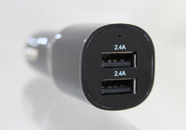 High power dual car USB charger adapter for iPhone, Android 4.8A