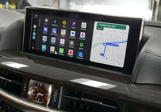 Lexus LX 2016-2021 Android Auto with GROM VLite VT2 or VLine VL2 System