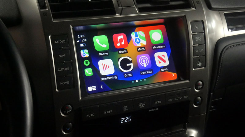 Wireless CarPlay retrofit for Lexus GX460 2013-2021 Toyota Land Cruiser 2013-2018