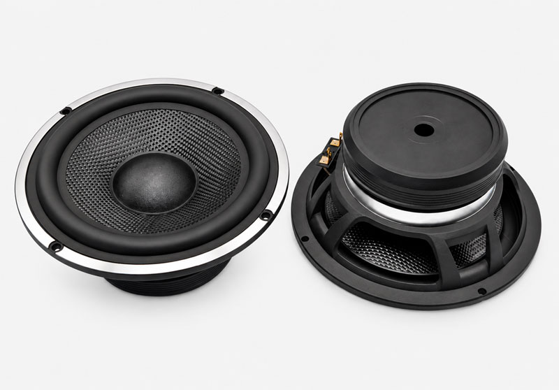 High Quality Carbon-fiber 6.5-inch mid-bass mid-range speakers ZD-M658B, a set of two