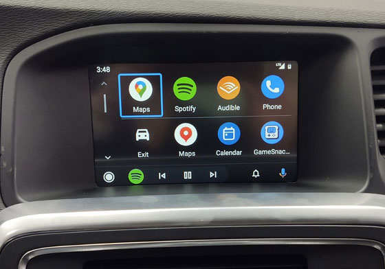 Android Auto system for Volvo