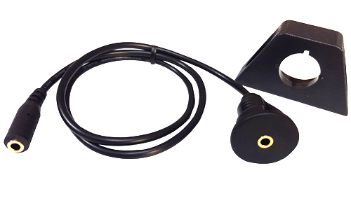 auxiliary 3.5mm female flush mount audio cable