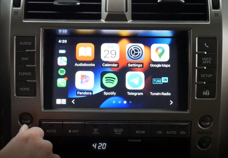 Connected car infotainment system