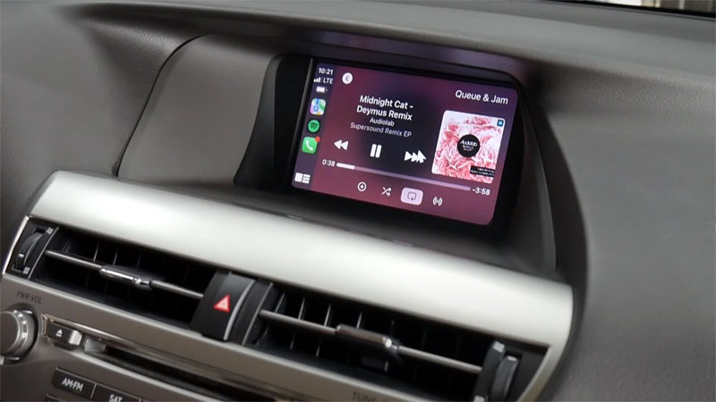 CarPlay on Lexus RX 2010-2012 nav stereo with GROM VLine VL2