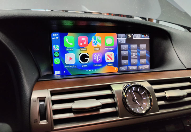 Lexus LS 460 600h 2013 2014 CarPlay