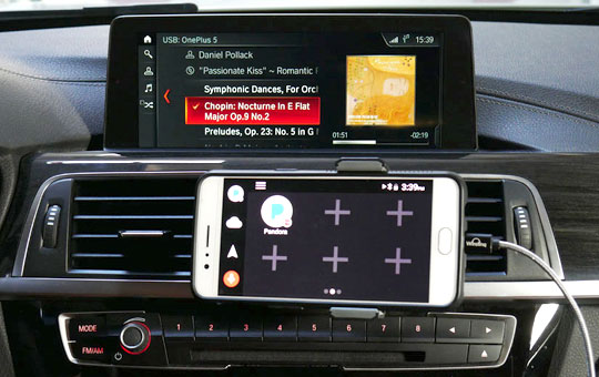 Pandora USB playback in BMW with Android Phone