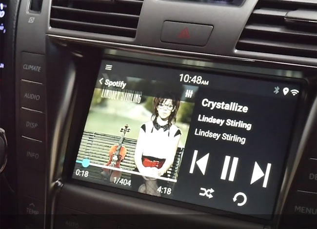 VLine in Lexus LS 460