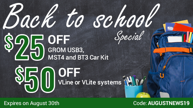 GROM USB Android iPhone Bluetooth Car Kits Special Coupon
