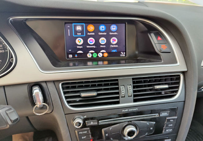 Android Auto on factory Audi A4 stereo