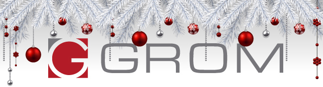 GROM Holiday Christmas Banner