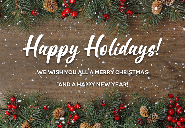 Happy Holidays and Best Wishes from GROM Team