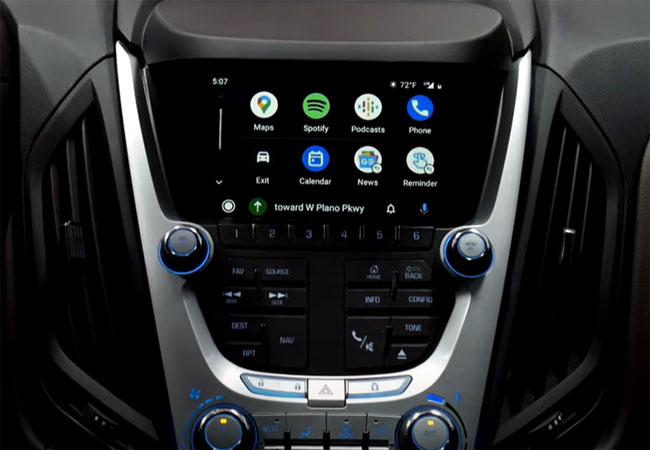 Android Auto in Chevy Equinox with VLine