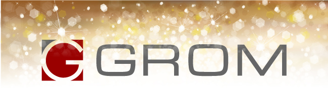 New Years Banner GROM Logo