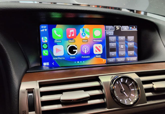 Lexus LS CarPlay Android Auto with VLine VL2
