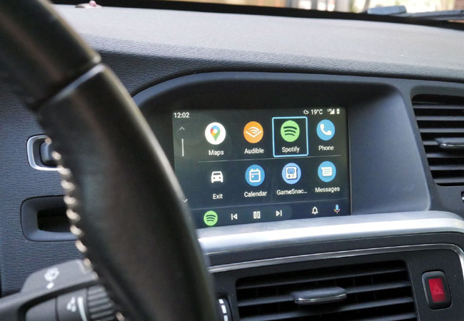 Android Auto in Volvo S60