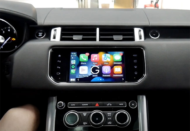CarPlay with VLine VL2 on Land Rover Stereo