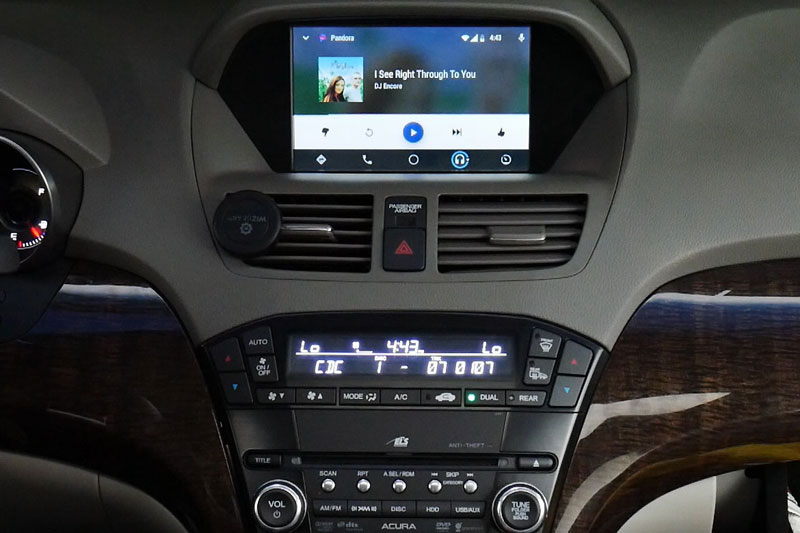 Android Auto on Acura stereo with VLine