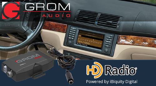 GROM joins iBiquity to into HD Radio Dongle