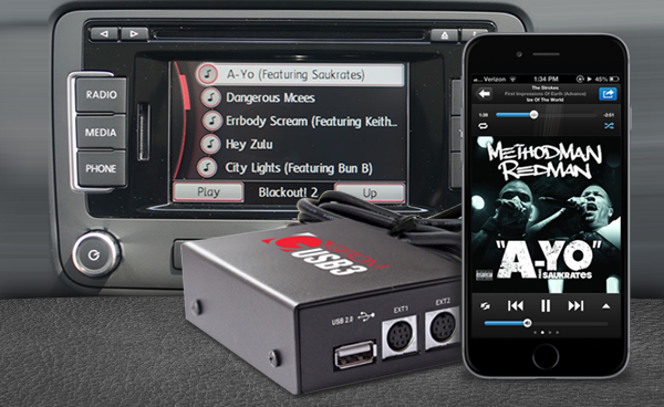 USB Bluetooth Car kit for select VW stereos